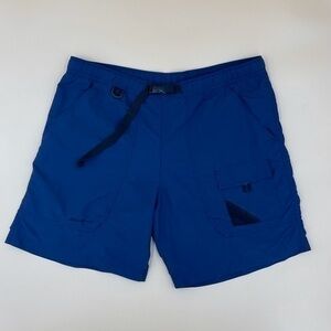 Eddie Bauer Navy Nylon Cargo Shorts